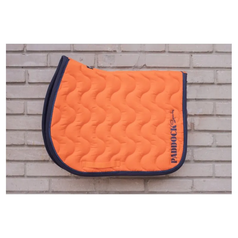 Jusqu puisement Des Stocks PADDOCK - Tapis de selle Wavy - Cheval - Orange