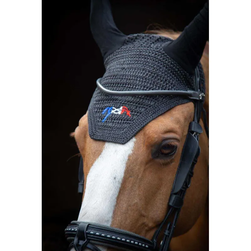 Offre Limite PNLOPE - Bonnet pour chevaux Glitter - Cheval - Noir