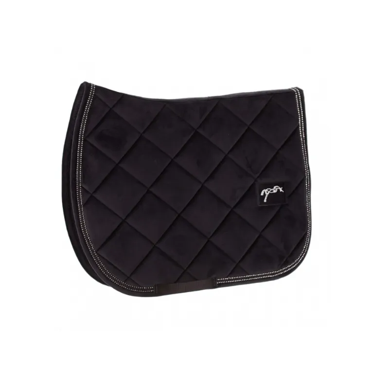 Haute Qualit PNLOPE - Tapis de selle New Strass - Poney - Noir