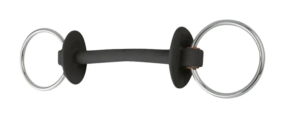 Mors de filet Beris Prime anneau 7,5 cm - 130 mm - Extra doux Vente Flash