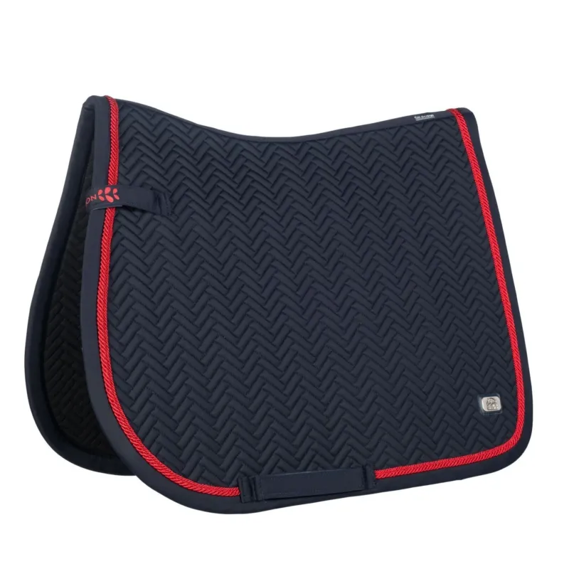 Remise Manta para caballo HKM Saddle Cloth Aruba - Red / Dressage