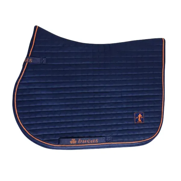 Nouvelle Collection Tapis de selle Bucas Therapy Jump - Marine / orange