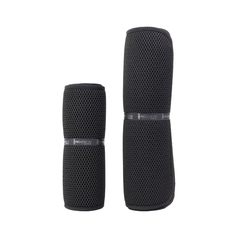 PROCONFORT - Set de 4 sous-bandes 3D Mesh Velours Pilmi - S - M - Noir Usine Directe