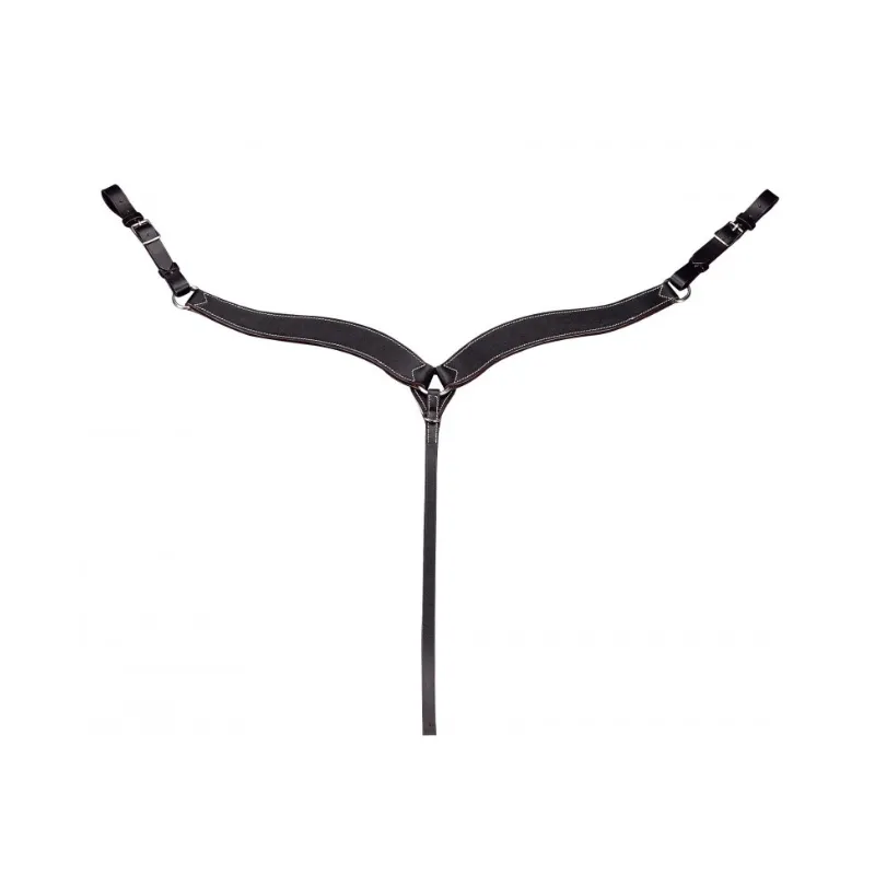 Acheter En Ligne RANDOL'S - Collier de chasse western surpiqu - Cheval - Noir