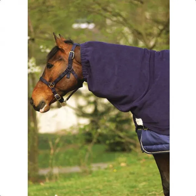 Couvre-cou polaire - Equithme - noir - poney (pony ) Promotion