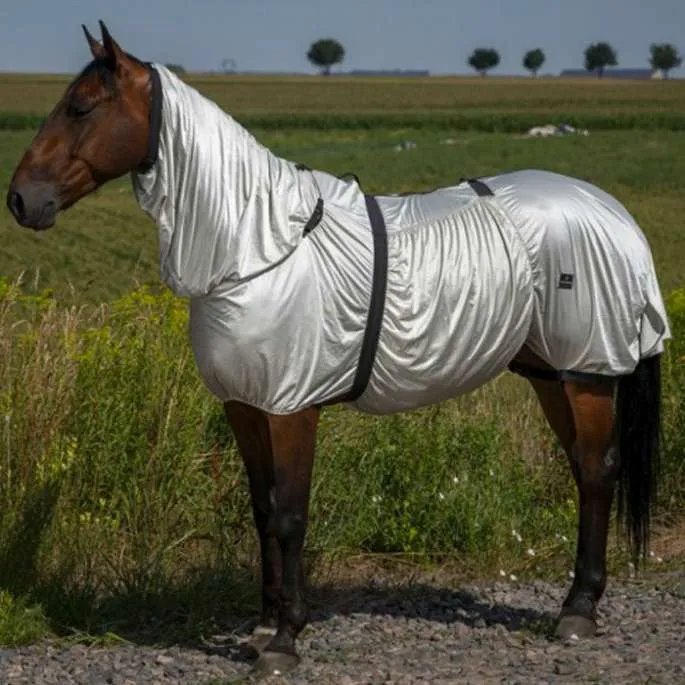 Chemise anti-eczma - Equithme - gris clair - 6'6 - 150 /198 cm Prix Choc