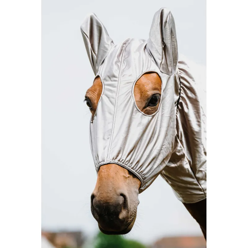 Populaire RIDING WORLD - Bonnet anti-eczma - Shetland - Gris