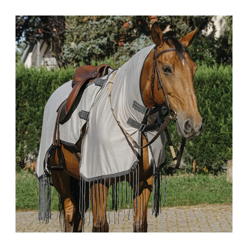 RIDING WORLD - Chemise anti-mouches de travail - 5'9 (125 cm ) - Gris Meilleur Prix