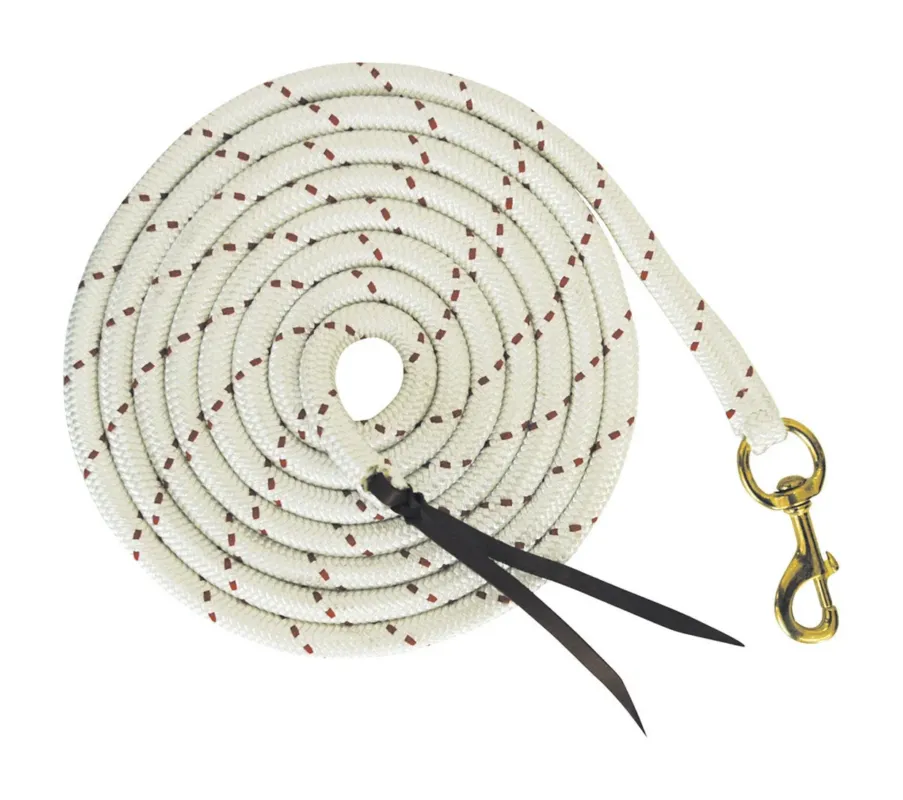Longe en Corde Marine 4,25 m Umbria Equitazione - Blanc Remise