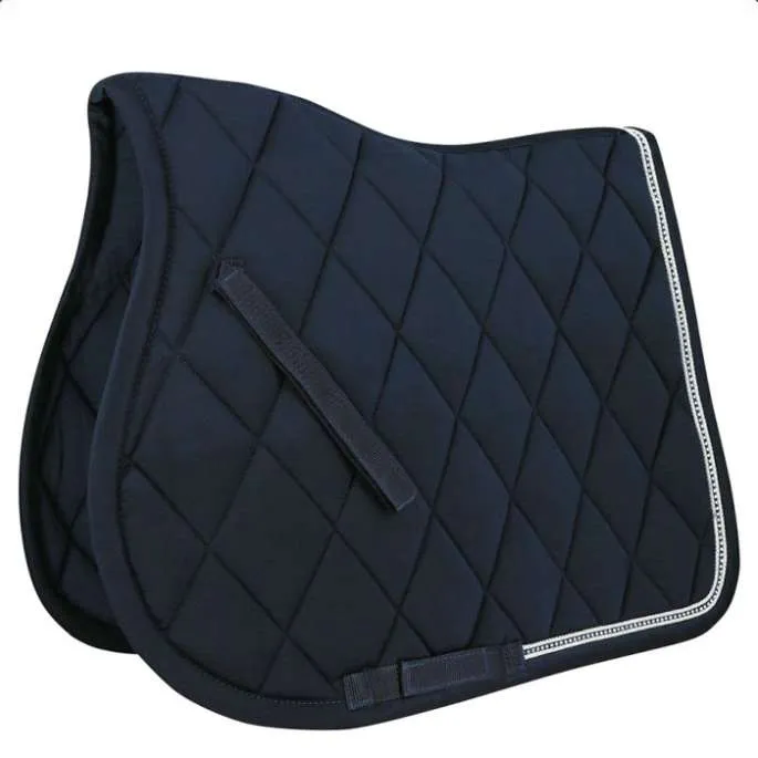 Tapis de selle Diamond - Equitheme - noir - cheval (full ) Achat Immdiat