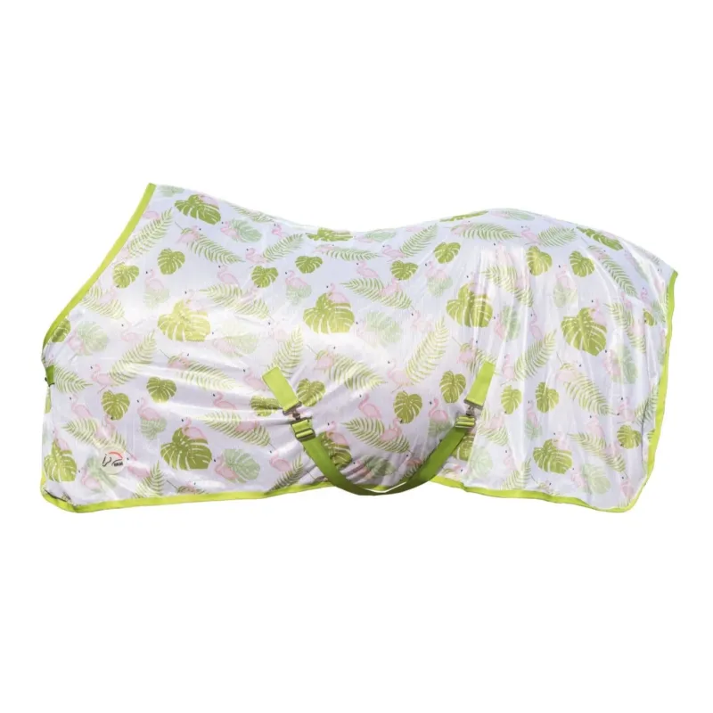 Manta para caballo HKM Fly manta Flamingo - 145cm/ 6'4 Affaire Saisir