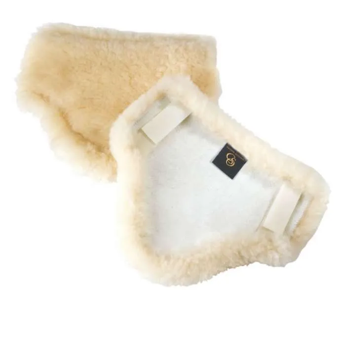 Intrieur de protge-boulets mouton vritable - C.S.O. - naturel Haute Qualit