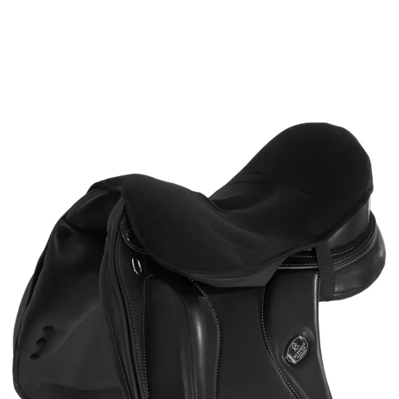 Couvre-sige amortisseur Acavallo Ortho Pubis Gel In 20mm - Dressage - L - Noir Livraison Express