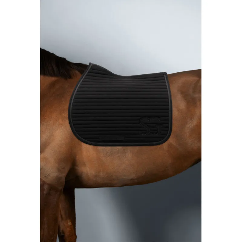 Marque SG BY HARCOUR - Tapis de selle Lilibet - Cheval - Noir