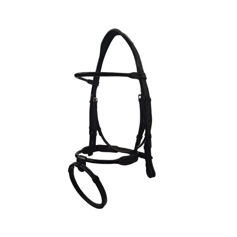 SILVER CROWN - Bridon Style Finesse - Cheval - Noir Affaire Saisir