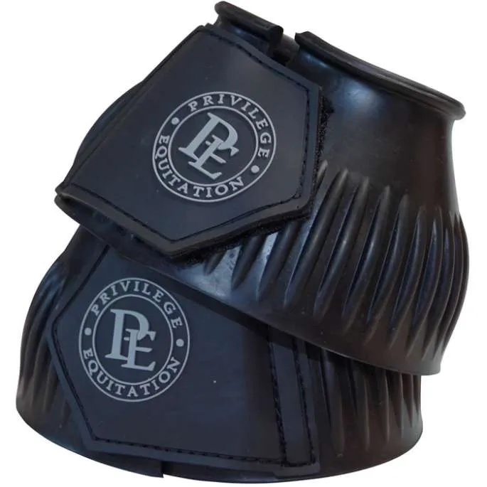 Cloches paisses velcro - Privilge Equitation - marron - XL Authentique