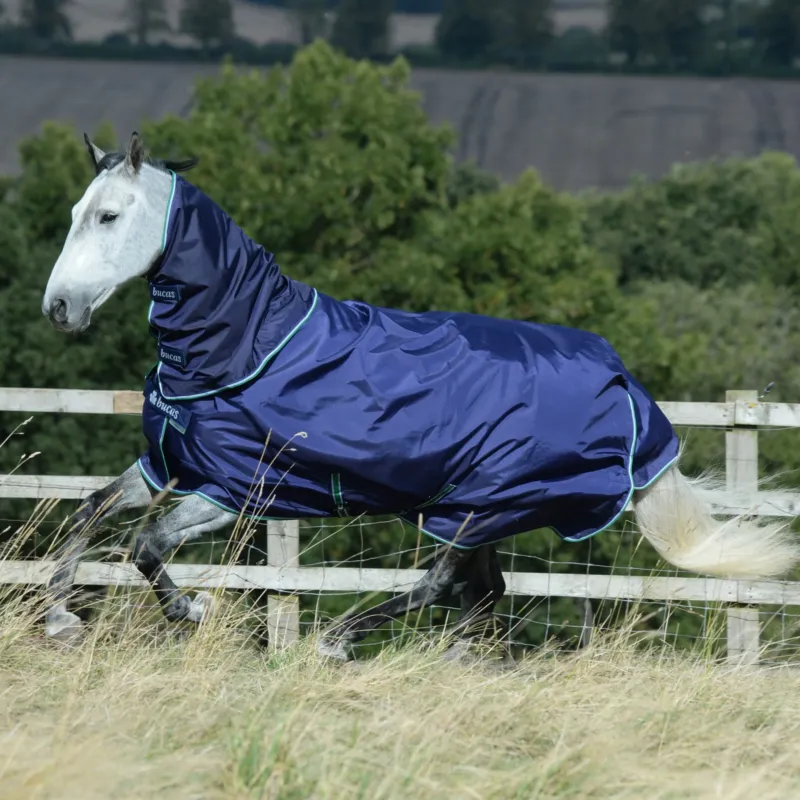 Promotion Saisonnire Couverture Bucas Smartex Big Neck Extra 300g 1680D - 155 cm - Bleu