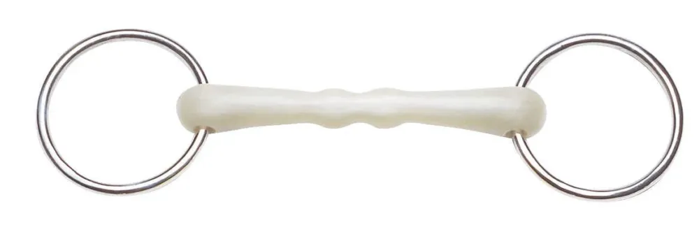 Mors 2 anneaux Feeling flexi droit - 135 mm Prix Choc