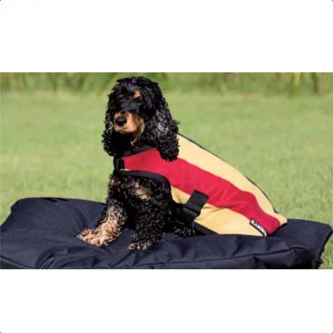 Satisfait Ou Rembours Manteau chien Rambo Deluxe polaire - Horseware - newmarket chocolat - 36 cm
