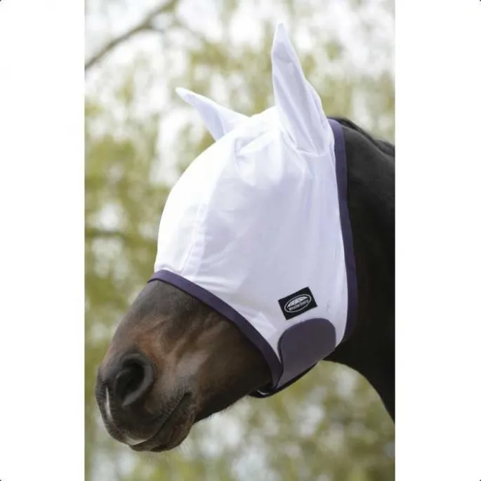 Masque anti-mouches Essential Mesh - WeatherBeeta - blanc - poney (pony ) Soldes