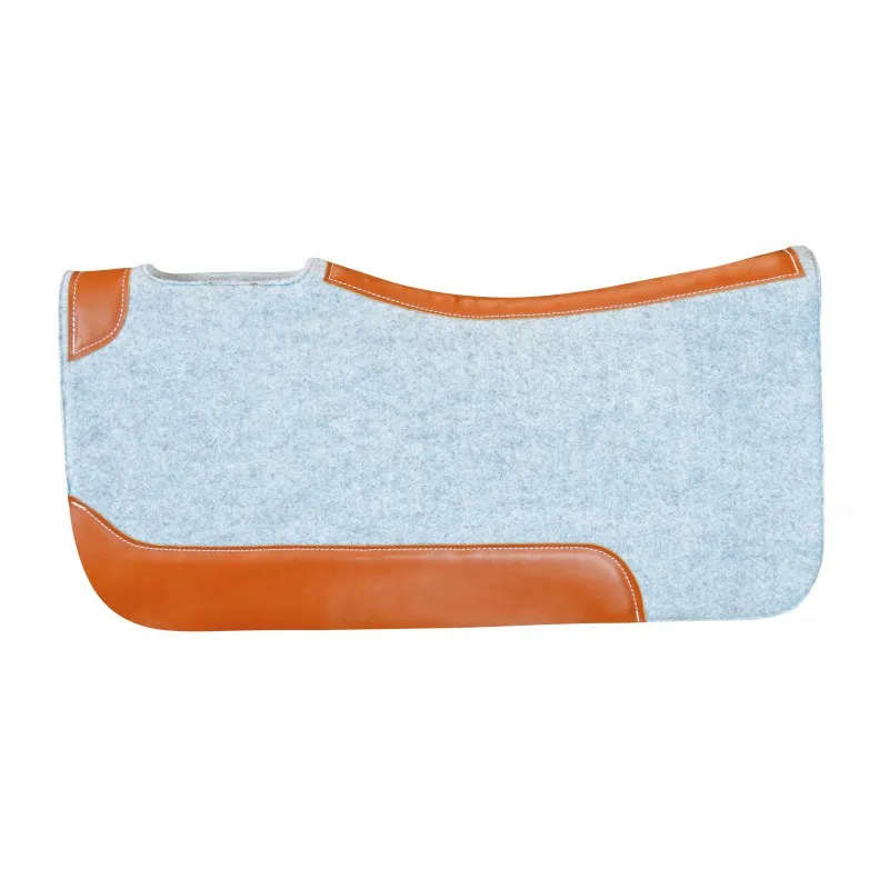 Acheter En Ligne WESTRIDE - Tapis western feutre 16 mm - Cheval - Gris