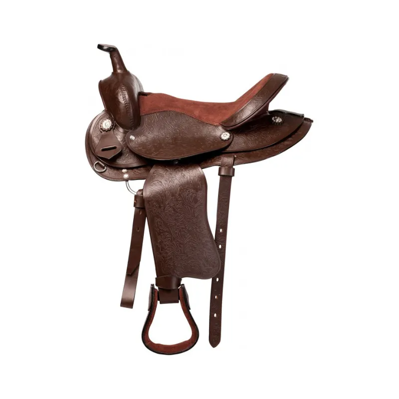 WESTRIDE - Selle western Topeka - 8" - Havane Meilleur Prix