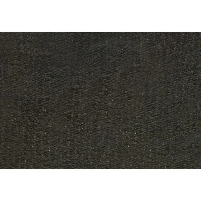 WESTRIDE - Tapis western Navajo coton/acrylique uni - Cheval - Noir Meilleur Choix