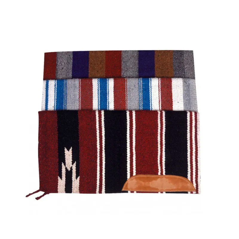 Soldes WESTRIDE - Tapis western Navajo cuir - Poney - Coloris alatoire