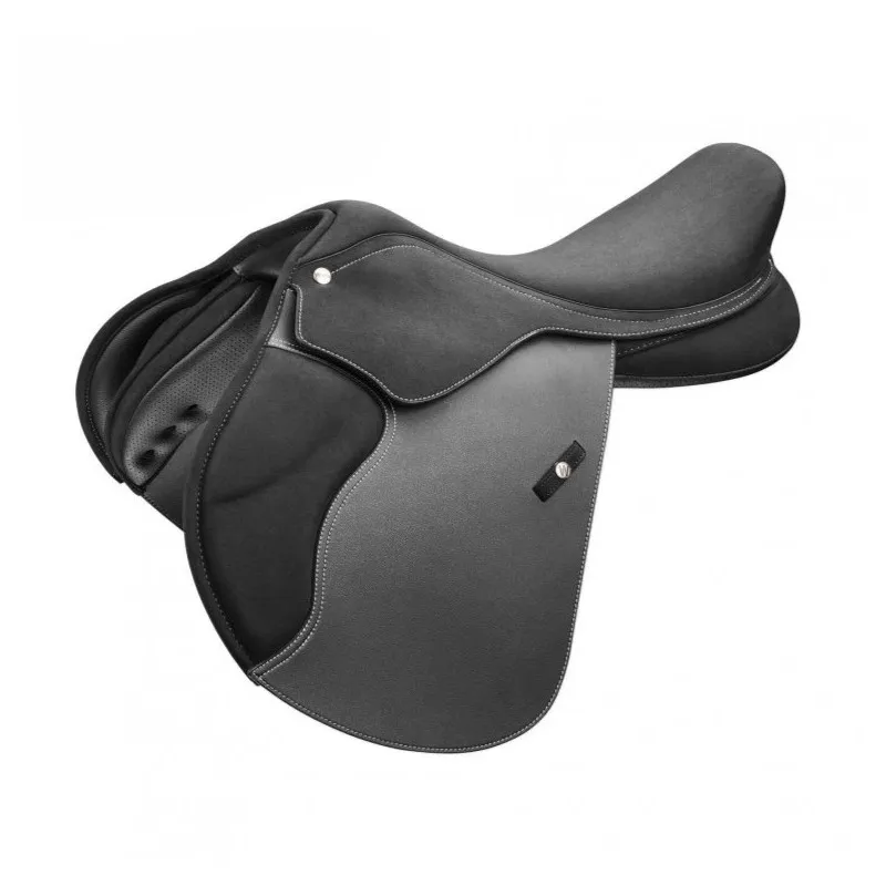 WINTEC - Selle d'obstacles Jump Hart Pro Poney - 16" - Noir Nouvelle Collection