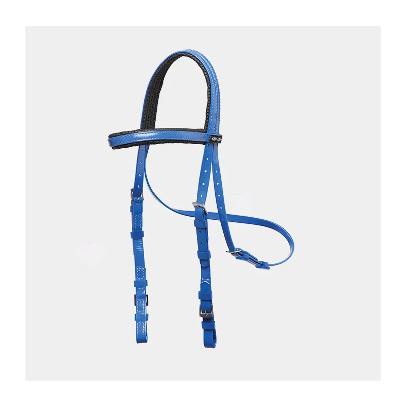 Prix Promo ZILCO - Bridon matelass sans muserolle - Bleu roi