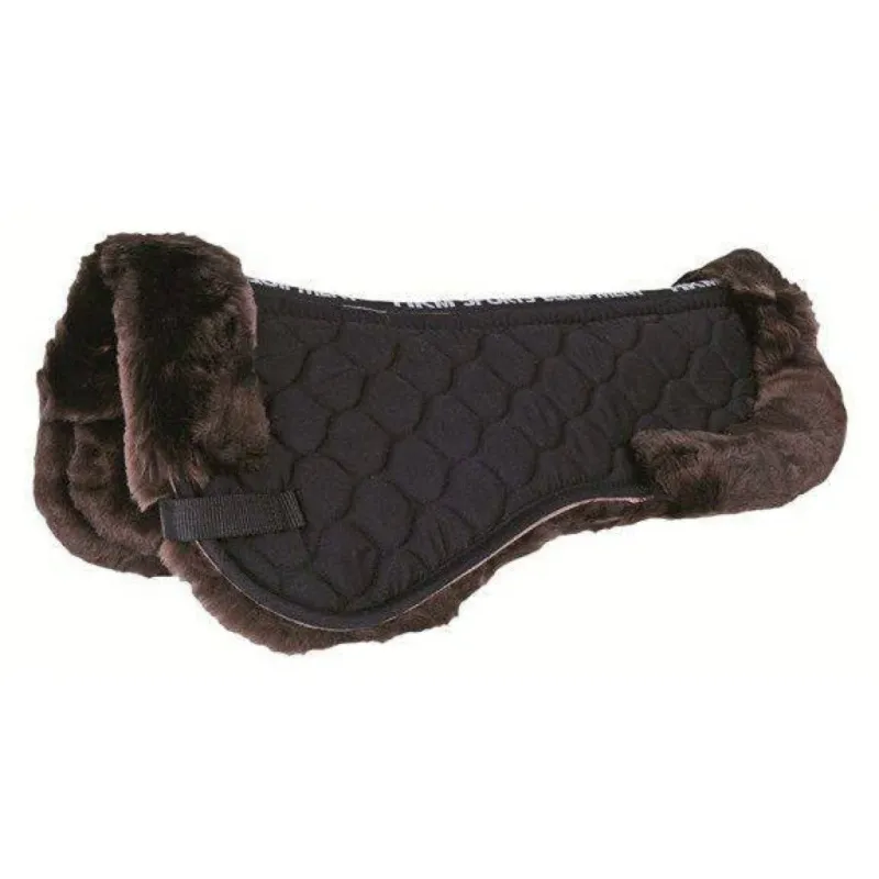 Lambswool mantilla HKM Lambswool mantilla - Brown Natural Achat Immdiat
