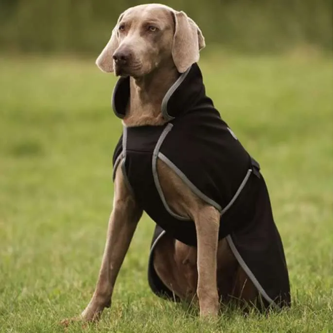 Manteau pour chien couverture Soft Shell - Diego & Luna - noir - 30 cm Retour Gratuit