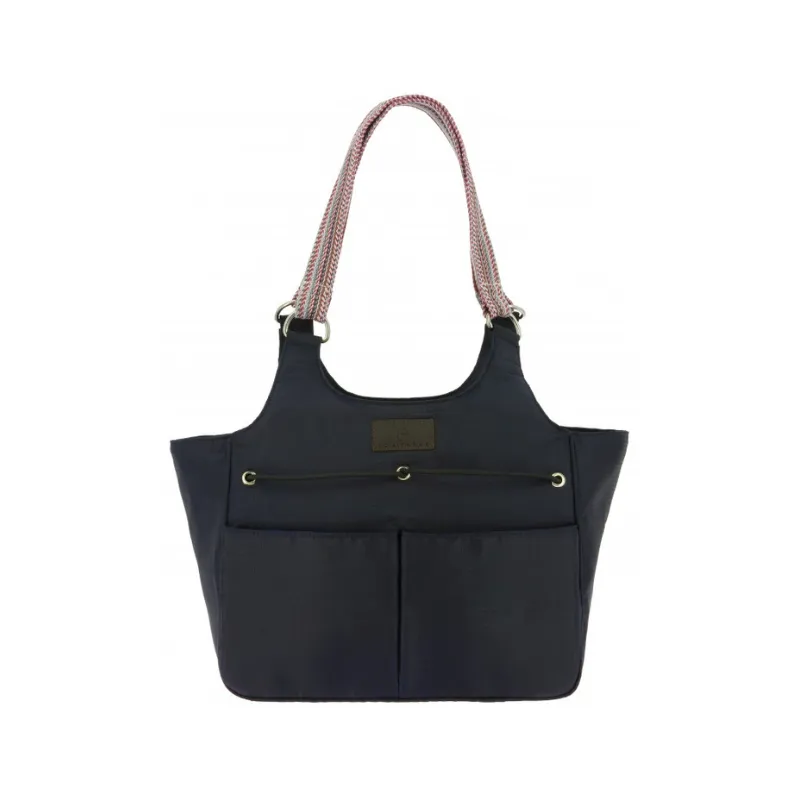 QUITHME - Sac cabas zip + lastique Aztec - Marine Offre Spciale