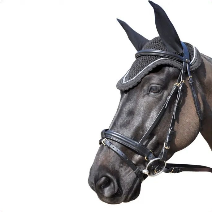 Bonnet PB - Privilge Equitation - noir/rouge - cheval (full ) Meilleur Choix