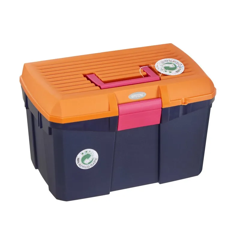 Affaire  Saisir HIPPOTONIC – Coffre de pansage Bicolor – Marine / Orange