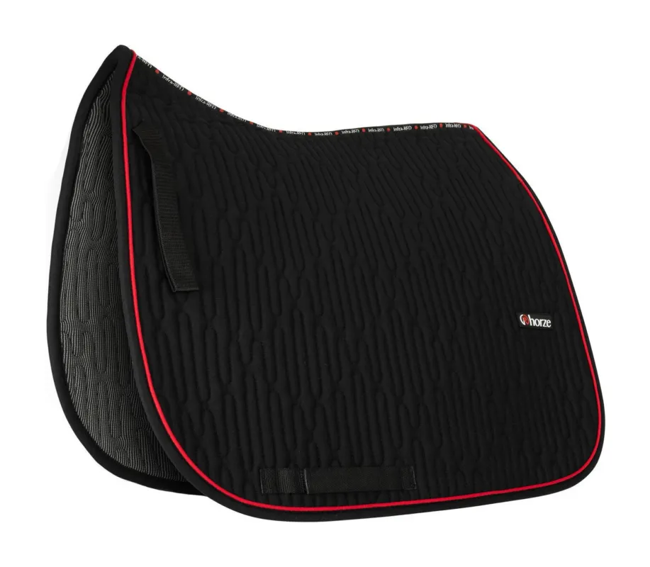 Tapis de selle de dressage Cairo Infra-Rouge Horze - Poney - Gris anthracit fonc Petit Prix