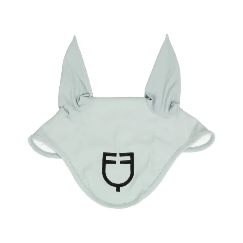 Certifi Bonnet anti-mouches Equestro cube stretch technical avec logo - Poney - Brume grise