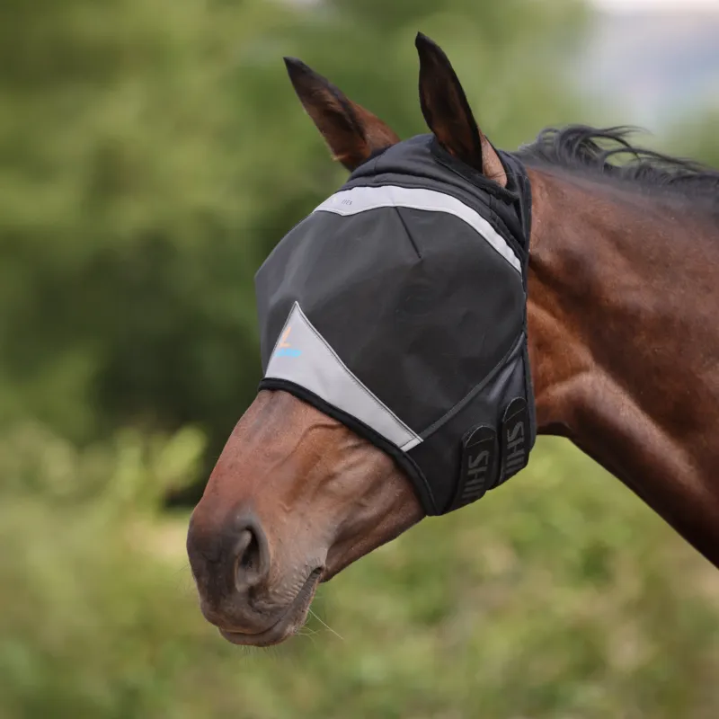 Dernire Chance Masque anti-mouches Shires FlyGuard Pro Fine Mesh passage d'oreilles - Cob - Jais