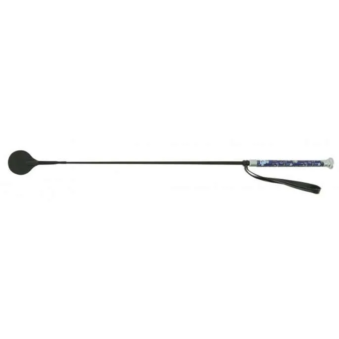 Cravache Soft Fantaisie - Whip & Go - ciel/argent Prix Promo