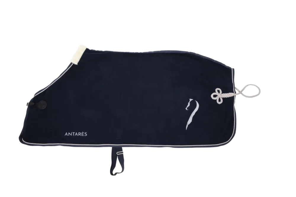Nouvelle Collection Couverture polaire Antares - 135 cm - Marine