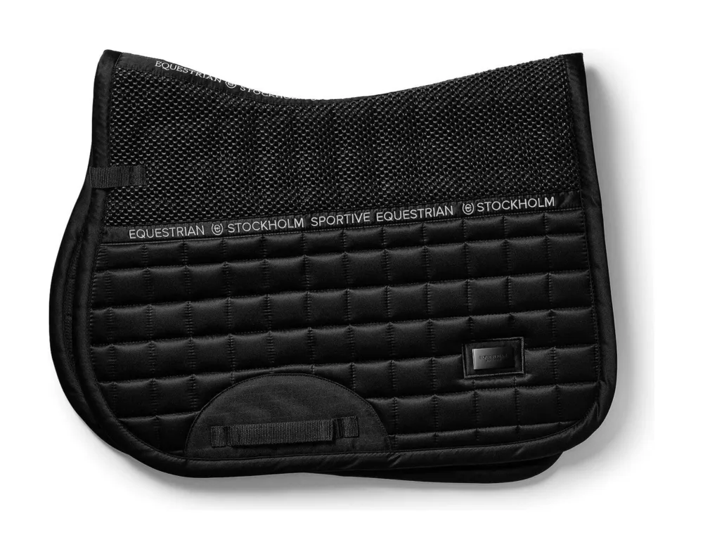 Tapis de selle Equestrian Stockholm jumping performance – Cheval – Noir Vente Directe