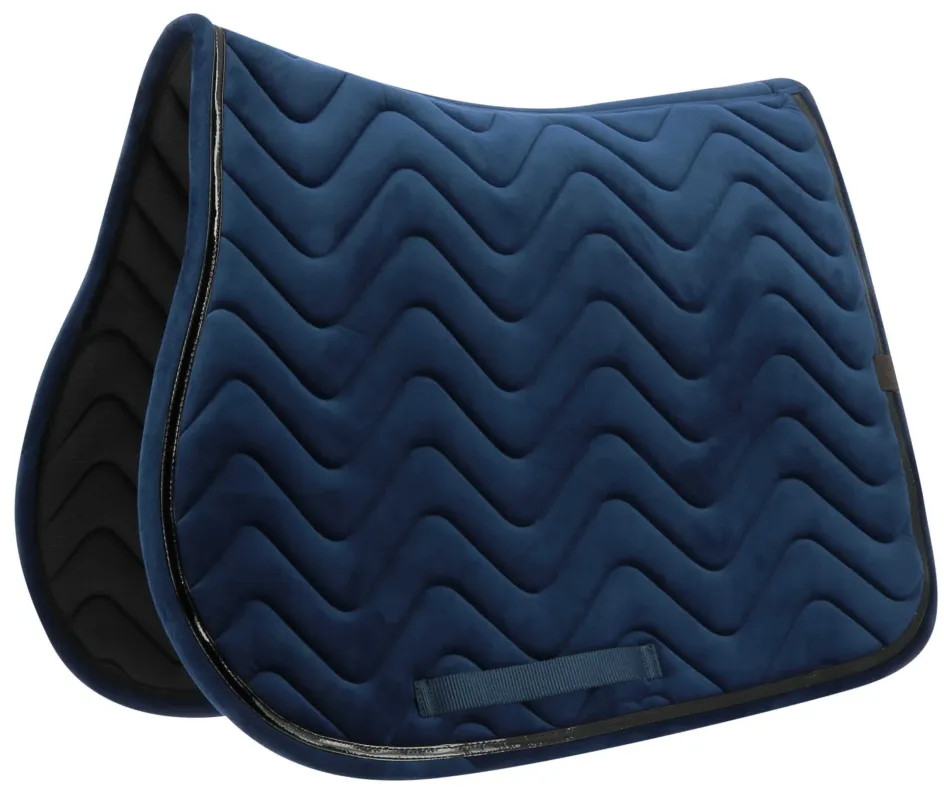 Vente Flash Tapis de selle Equithme Glossy - Cheval - Bleu marine