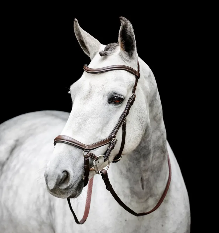 Bridon sans mors Horseware Micklem - Cob - Marron Populaire