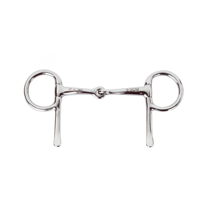 Affaire Saisir FEELING - Mini mors Olive demi-spatules Inox - 90 mm - Inox - Canon simple brisure