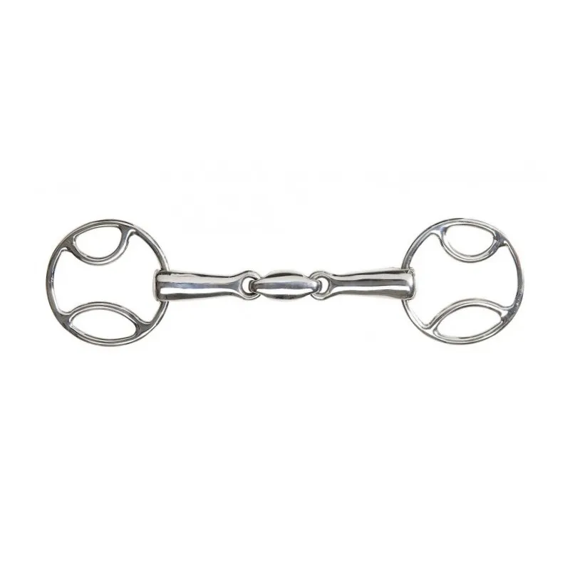 Soldes FEELING - Mors 2 anneaux passes Anatomic Inox - 115 mm - Inox - Canon double brisure