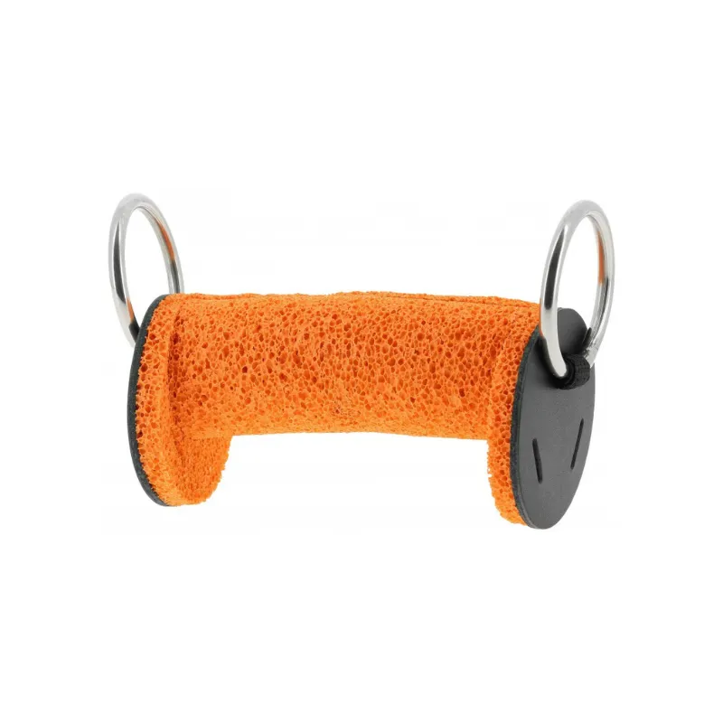 FEELING - Mors 2 anneaux droit ponge - 125 mm - ponge - Canon droit Prix Choc