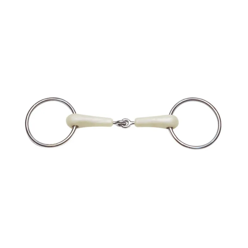 Retour Gratuit FEELING - Mors 2 anneaux Flexi - 115 mm - Rsine - Canon simple brisure
