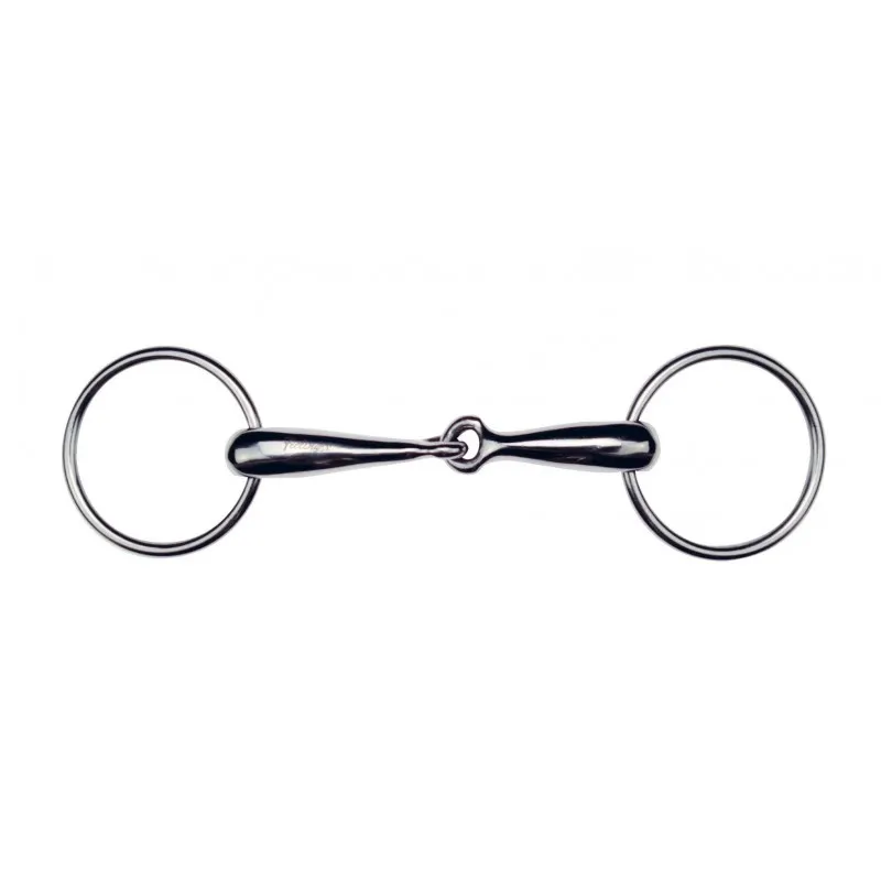 Usine Directe FEELING - Mors 2 anneaux Inox - 105 mm - Inox - Canon simple brisure