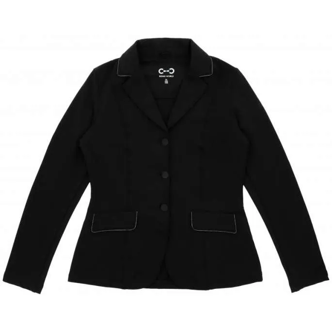Veste de concours Floride Dame - Riding World - noir - femme - 42 Offre Du Jour