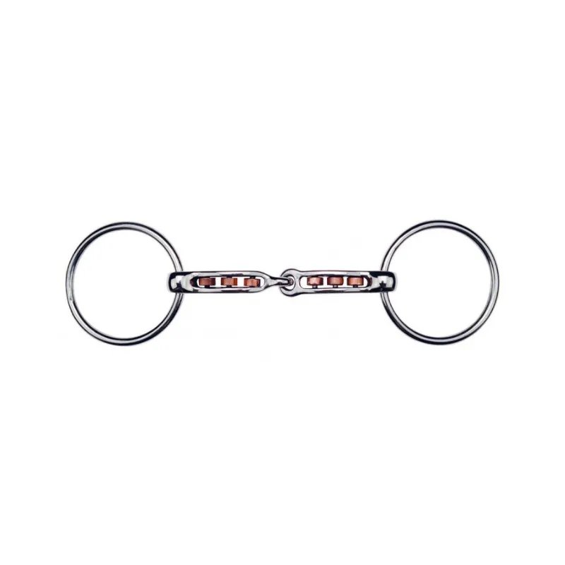 Promotion FEELING - Mors 2 anneaux Mac Genis Cuivre - 125 mm - Cuivre - Canon rouleaux